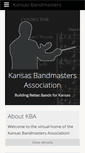 Mobile Screenshot of kansasbandmasters.com