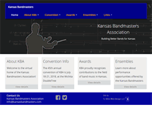Tablet Screenshot of kansasbandmasters.com